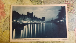 Danzig GDANSK - MOTYW Z PORTU Rare Postcard - Danzig