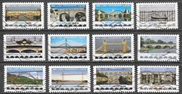 France - Ponts - Y&T N° 1466 / 1477 - Oblitérés - Lot 804 - Adhesive Stamps