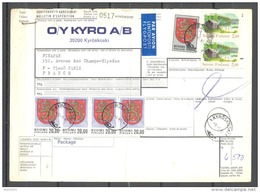 Bulletin D'Expédition - Finlande / Finland - Kyroskoski Vers Paris - 09/09/1981 - Colis Postaux