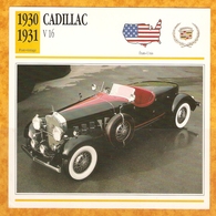1930 CADILLAC V 16 V16 - OLD CAR - VECCHIA AUTOMOBILE -  VIEJO COCHE - ALTES AUTO - CARRO VELHO - Auto's