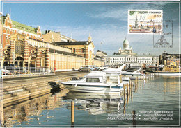 Finland 1992  Helsinki Market Hall On Big Card  Mi  With Special Cancellation - Storia Postale