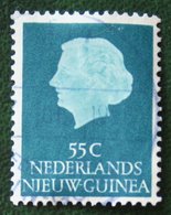 55 Ct Koningin Juliana NVPH 34 1954 Gestempeld Used NIEUW GUINEA NIEDERLANDISCH NEUGUINEA NETHERLANDS NEW GUINEA - Nederlands Nieuw-Guinea