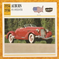 1934 AUBURN 851 SPEEDSTER - OLD CAR - VECCHIA AUTOMOBILE -  VIEJO COCHE - ALTES AUTO - CARRO VELHO - Cars