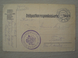 AUSTRIA 1915 INTERO POSTALE FELDPOST NR. 113 KUK GEBIRGSTELEPHON ARBEILUNG NR. 11 COMPAGNIA TELEFONICA - Sonstige