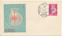 Argentina FDC 12-7-1958 International Geophysical Year With Cachet - Année Géophysique Internationale