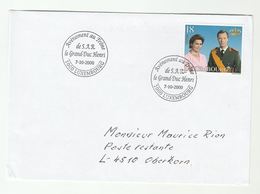 2000  LUXEMBOURG ACCESSION EVENT COVER Royalty Stamps - Covers & Documents