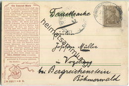 Winterthur - Versicherungspolice Auf Postkarte 1903 - Schweizerische Unfallversicherungs-Aktiengesellschaft - Enge
