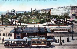 NICE Jardin Albert 1er (Vue Prise Du Casino Municipal) - Treinverkeer - Station