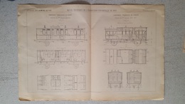 RARE REVUE TECHNIQUE DE L'EXPOSITION UNIVERSELLE DE 1889 LES CHEMINS DE FER COMPAGNIE FRANCAISE FORMAT  54.50 X 36 CM - Macchine