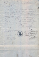 1850 , PONTEVEDRA - LALÍN , LIBRAMIENTO PARA EL PAGO AL ESTAFETERO DE LA CORRESPONDENCIA OFICIAL DEL AYUNTAMIENTO, RRR - ...-1850 Voorfilatelie