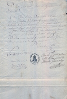 1850 , PONTEVEDRA - LALÍN , LIBRAMIENTO PARA EL PAGO AL ESTAFETERO DE LA CORRESPONDENCIA OFICIAL DEL AYUNTAMIENTO, RRR - ...-1850 Prefilatelia