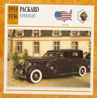 1933 PACKARD SUPER EIGHT - OLD CAR - VECCHIA AUTOMOBILE -  VIEJO COCHE - ALTES AUTO - CARRO VELHO - Voitures