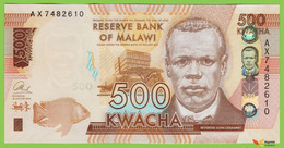 Voyo MALAWI 500 Kwacha 2014(2015) P66a 161a AX UNC Mulunguzi Dam (Zomba) - Malawi