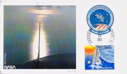 1985 USA Space Shuttle Challenger STS-51-B Launched Postal Cards - América Del Norte
