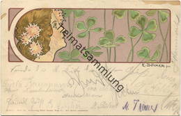 Jugendstil - Signiert E. Döcker Jun. - Verlag Rafael Neuber Wien VII - Gel. 1901 - Döcker, E.