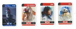 6 SW - CARTE STAR WARS - LECLERC N° 44 - 49 - 51  - 53 - Star Wars