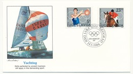 YOUGOSLAVIE - 6 Enveloppes FDC Jeux Olympiques De Los Angeles - 2 Séries - BEOGRAD 14/5/1984 - Estate 1984: Los Angeles