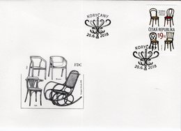 Czech Republic - 2018 - Inventions - Bent Furniture - FDC (first Day Cover) - FDC