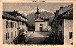 73 - GRESY-sur-ISERE - L'Eglise Et Le Grand Arc - Gresy Sur Isere