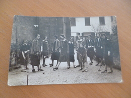 Carte Photo 75 Paris Au Dos Pension 1926 Joueuses De Cricket - Otros & Sin Clasificación