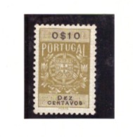 Portuga - Selo Fiscal #  Valor 0.10 Cts - Nuovi