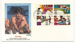 ETATS UNIS - 5 Enveloppes FDC - Jeux Olympiques De Los Angeles - Premier Jour 28 Juillet 1983 (2 Séries) - Sommer 1984: Los Angeles