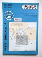 CARTE MARINE 7265S MER EGEE PARTIE SUD GRECE TURQUIE - Seekarten