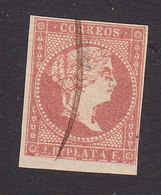 Cuba, Scott #14, Used, Queen Isabella II, Issued 1857 - Cuba (1874-1898)