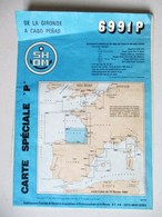 CARTE MARINE 6991 P DE LA GIRONDE A CABO PENAS BILBAO ARCACHON - Carte Nautiche