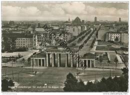 Berlin - Mauer - Brandenburger Tor Nach Dem 13. Aug. 1961 - Foto-AK Grossformat - Luftaufnahme - Berliner Mauer