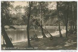 Berlin - Zehlendorf - Krumme Lanke - Foto-AK 30er Jahre - Zehlendorf