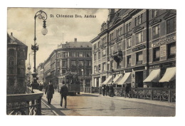 DE1176   DENMARK  ST. CHLEMENS BRO, AARHUS TRAM TROLLEY  POSTCARD - Danemark