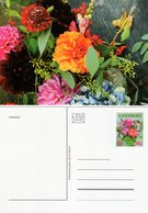 Slovakia - 2018 - Peony - Prepaid Postcard With Original Stamp - Postales