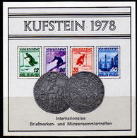 V11 - Souvenierblock 1978  - Briefmarken&Münzsammlertreffen In Kufstein - Proofs & Reprints