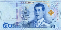 THAILAND 50 BAHT ND (2018) P-136 UNC  [TH194a] - Thaïlande