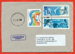 Brazil 2000. Envelope Really Passed The Mail. - Brieven En Documenten