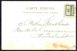 CP Avec  PREO " BRUXELLES 09 ". - Roller Precancels 1900-09