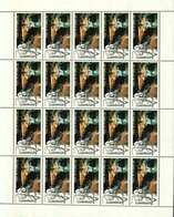 Luxembourg Feuille De 20 Timbres "A"  Cinquantenaire Du Festival De Wiltz 2002 (état!!) - Fogli Completi