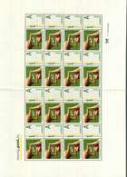 Luxembourg Feuille De 16 Timbres "A"  Timbre De Salutation  2006 - Hojas Completas