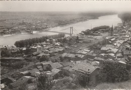 Ardéche : SERRIERES : Vue Générale Sur La Ville Et Le Rhone ( Cpsm Photo Vérit. ) Grand Format - Serrières