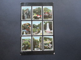 AK Um 1910 Sächsische Schweiz Mehrbildkarte. Hohnstein / Prebischtor / Edmundsklamm / Basteibrücke Usw... - Hohnstein (Sächs. Schweiz)