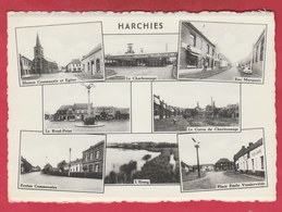 Harchies - Carte Multivues - Charbonnage, école, Etc … ( Voir Verso ) - Bernissart