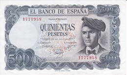 BILLETE DE ESPAÑA DE 500 PTAS DEL AÑO 1971 SIN SERIE EN CALIDAD EBC (XF) (BANKNOTE) - 500 Peseten