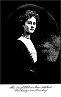 Marie Adélaïde Carte Sépia Foncé Luxembourg - Grossherzogliche Familie