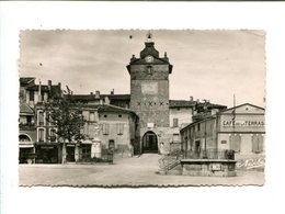 CP  -VERDUN SUR GARONNE (82) LE BEFFROI (cafe De La Terrasse) - Verdun Sur Garonne