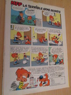 CLI618 PAGE DE REVUE SPIROU ANNEES 60/70 / PUBLICITE MFP DENTIFRICE  BOULE ET BILL ROBA - Boule Et Bill