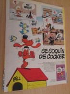 CLI618 PAGE DE REVUE SPIROU ANNEES 60/70 / SORTIE NOUVEL ALBUM  BOULE ET BILL ROBA - Boule Et Bill