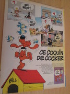 CLI618 PAGE DE REVUE SPIROU ANNEES 60/70 / SORTIE NOUVEL ALBUM  BOULE ET BILL ROBA - Boule Et Bill