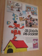 CLI618 PAGE DE REVUE SPIROU ANNEES 60/70 / SORTIE NOUVEL ALBUM  BOULE ET BILL ROBA - Boule Et Bill