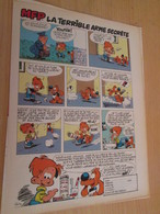 CLI618 PAGE DE REVUE SPIROU ANNEES 60/70 / PUBLICITE MFP DENTIFRICE  BOULE ET BILL ROBA - Boule Et Bill